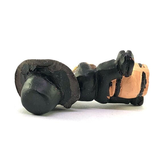 Vintage Spanish Terra Cotta Mud People Figurine Guitar Player Folk Dancing Clay - Picture 10 of 12